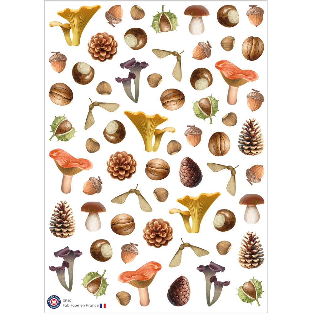 62 autocollants Merveilles d'automne image 0
