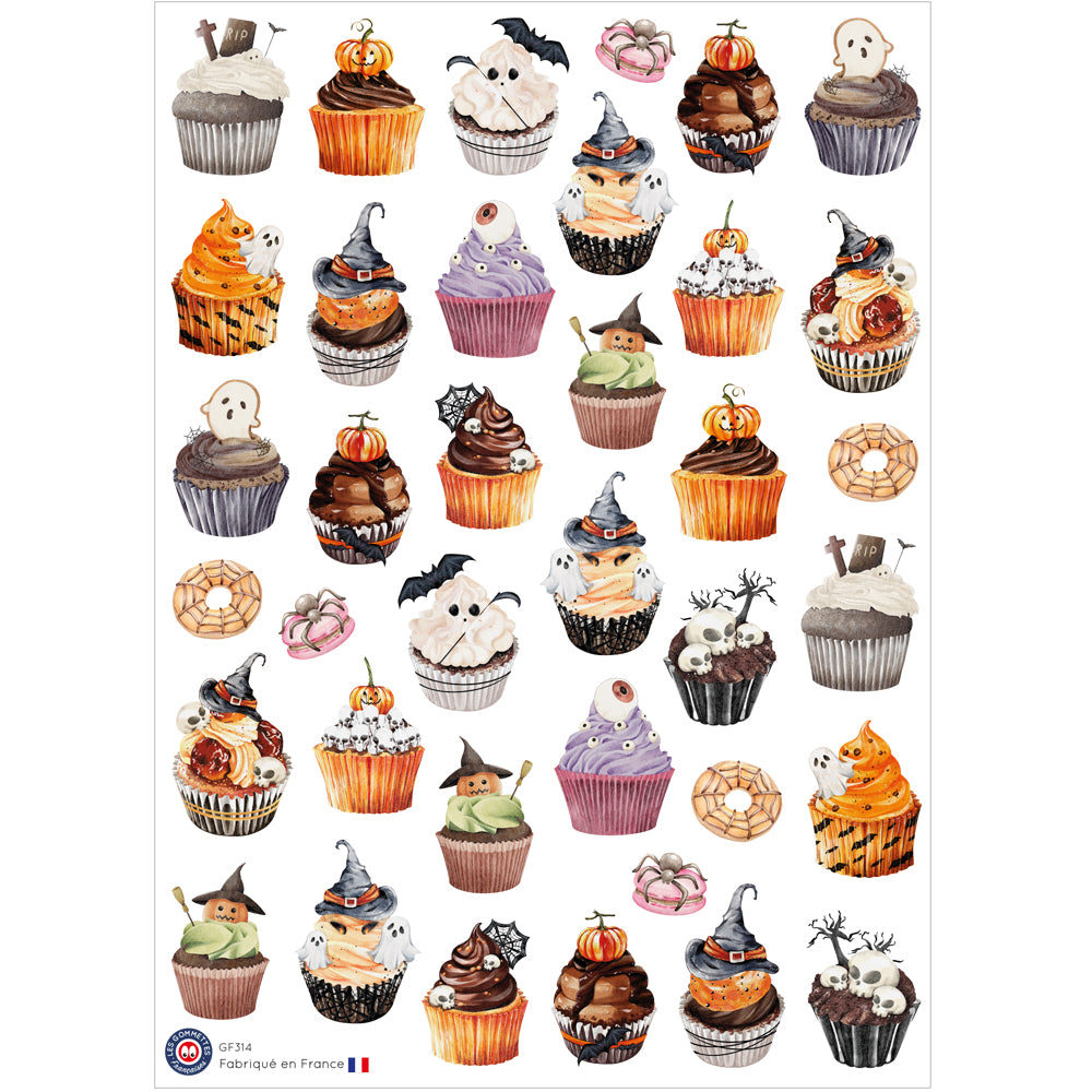 37 autocollants délices d'Halloween image 0