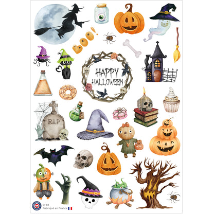 31 autocollants Halloween image 0