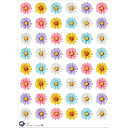 48 autocollants marguerites image 0