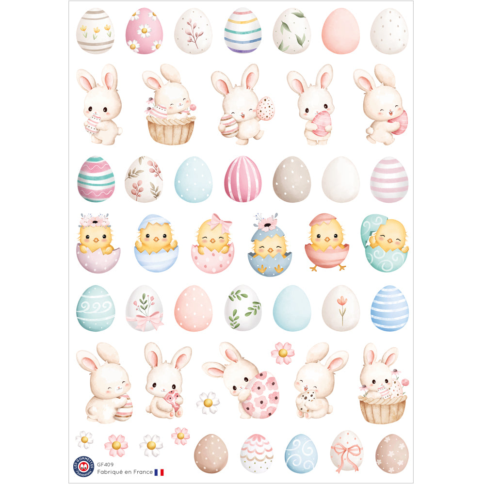 48 autocollants de Pâques image 0