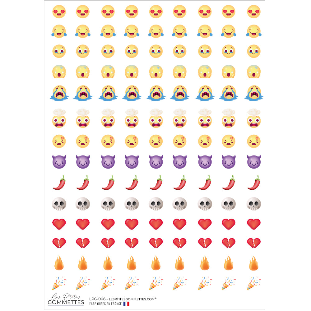 126 autocollants Book reactions