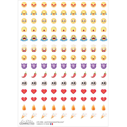 126 autocollants Book reactions