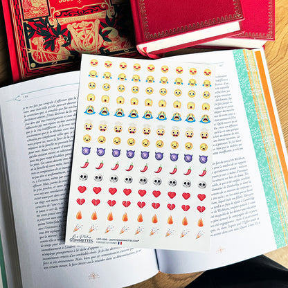 126 autocollants Book reactions