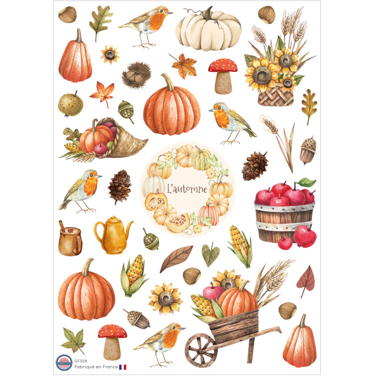43 autocollants Automne image 0