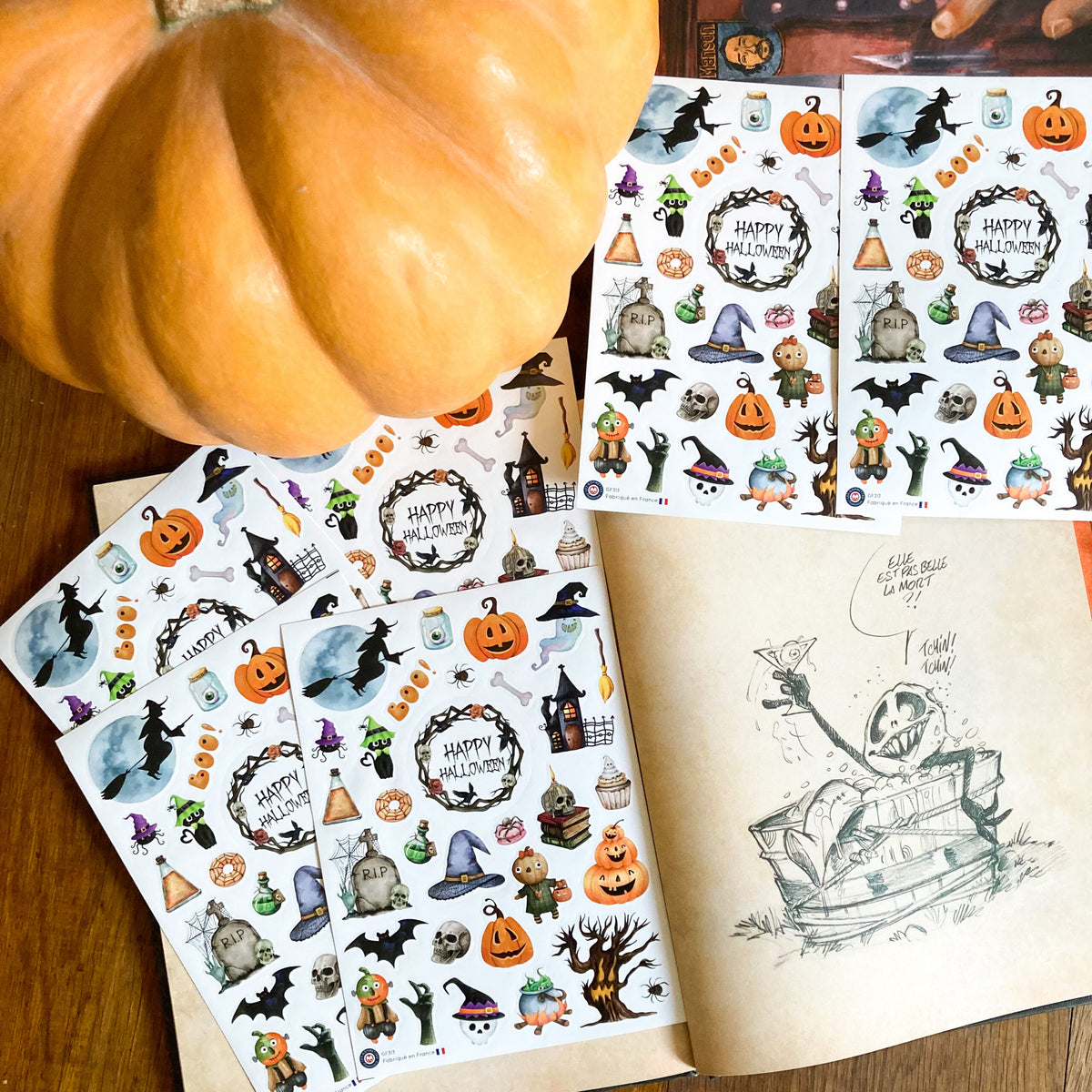 31 autocollants Halloween image 1
