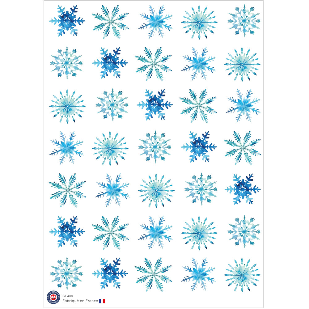 35 autocollants Flocons de neige image 0