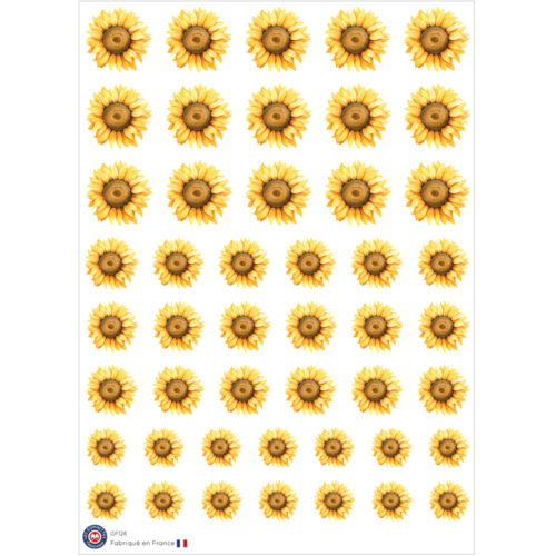 Autocollants Tournesols | Les P'tites Gommettes | Fabrication française
