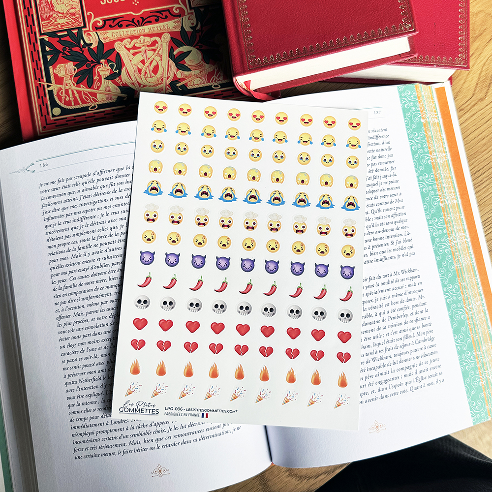 Stickers book reactions | Les P'tites Gommettes | Fabrication française