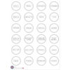 Etiquettes bocaux minimaliste Herbes aromatiques | Les p'tites gommettes