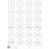 Etiquettes bocaux minimaliste Epices | Les p'tites gommettes