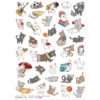 Stickers chats kawaii | Les P'tites Gommettes | Fabrication française