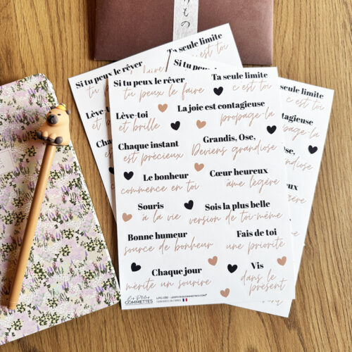 Stickers Citations Motivation | Les p'tites Gommettes